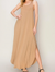 Solid Color Sleeveless Loose Casual Maxi Dress