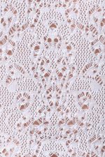 Lethe Pointelle Knit Maxi Dress in Ivory Virgin Wool Silk - Image 7