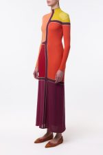 Apollonis Knit Maxi Dress in Multi Merino Wool Cashmere - Image 5