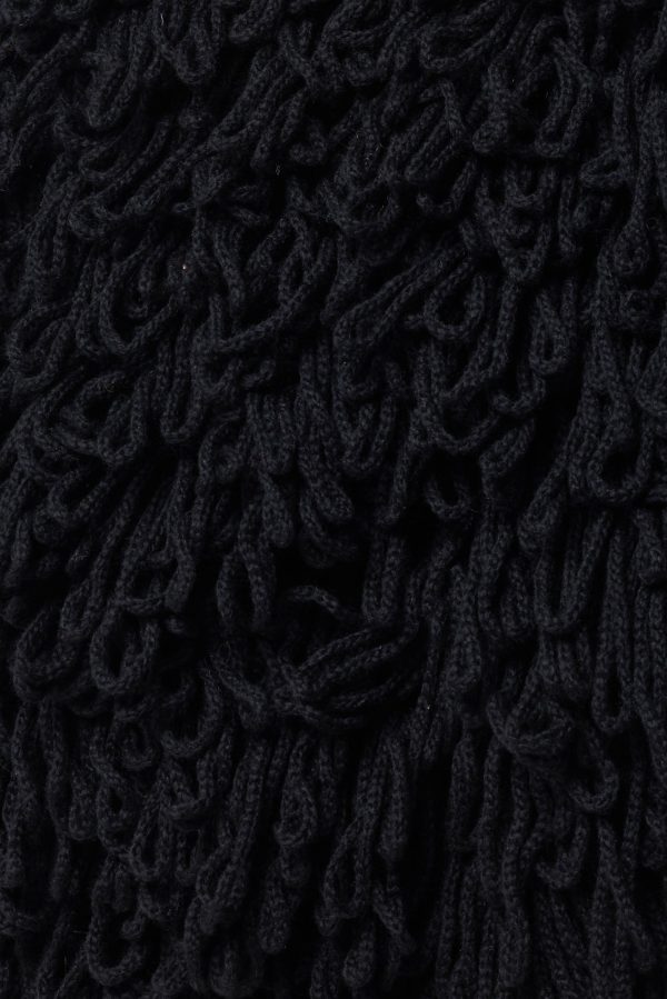 Corus Knit Maxi Dress in Black Cashmere Silk - Image 4
