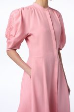 Arabella Shirtdress in Rosa Aloe Linen - Image 5