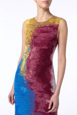 June Crochet Maxi Dress in Aurora Multi Cashmere - Image 3