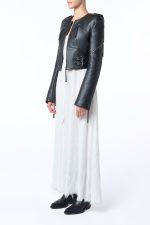 Amir Slip Maxi Dress in Ivory Silk Gauze - Image 4