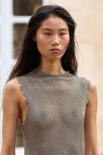 Mitus Chainmail Midi Dress in Silver Steel - Image 3