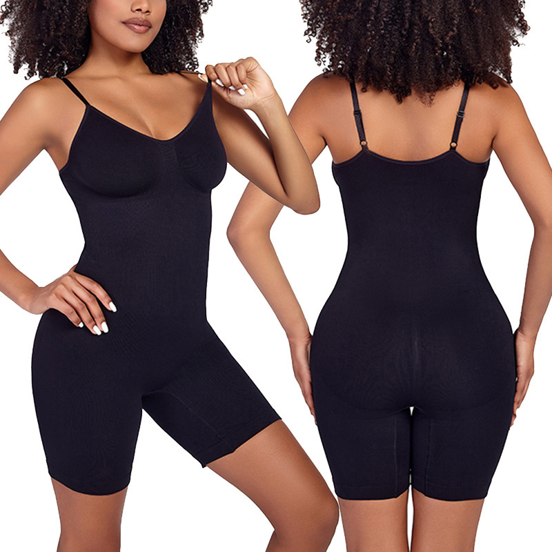 Seamless Full Body Shaper – Breathable High Elasticity Slimming Bodysuit for Women