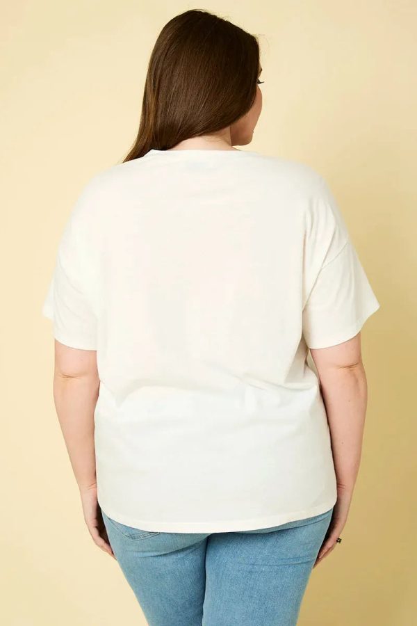 Plus Size "USA" Short Sleeve T-Shirt - Image 2