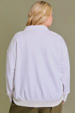 Plus Size "Augusta Georgia Golf Club" Quarter Zip Cotton Pullover Sweatshirt - Image 5