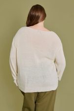 Plus Size "Caffeinated and Motivated" Knit Pullover Sweater - Image 2