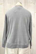 Plus Size "OCEAN BLVD" Graphic Knit Long Sleeve Crew Neck Boutique Sweater - Image 6