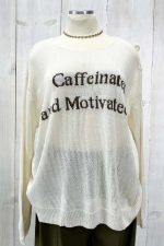 Plus Size "Caffeinated and Motivated" Knit Pullover Sweater - Image 5