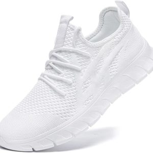 Lightweight Breathable Knit Sneakers | Unisex Casual Running Shoes | Mesh Airflow Design