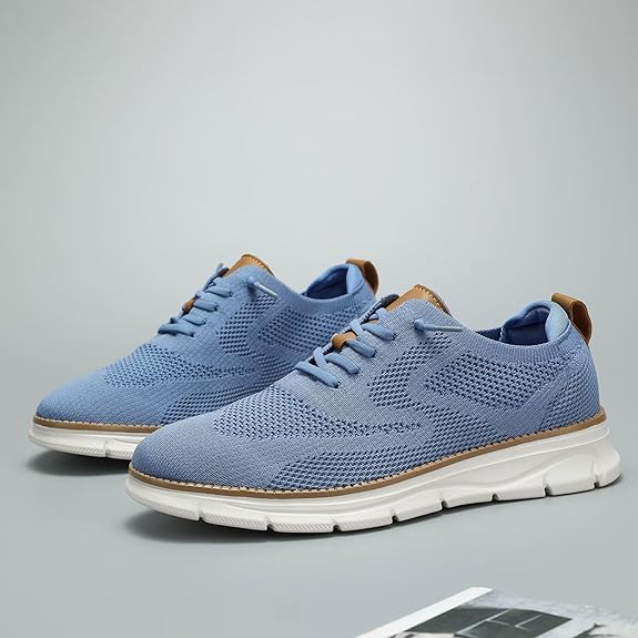 Lightweight Breathable Knit Men’s Casual Sneakers – Soft, Flexible & Comfortable - Image 2