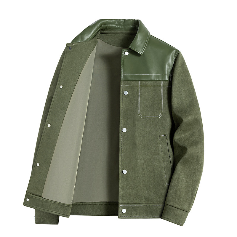 Men’s Autumn/Winter Color-Blocked Jacket | Thick Warm Street-Style Outerwear | Two Colors · Trendy & Comfortable - Image 5