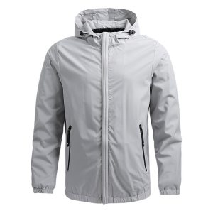 Men's Lightweight Windproof Hooded Jacket|Water-Resistant|Breathable|Casual & Commuter Coat