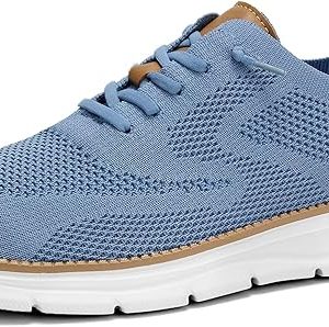 Lightweight Breathable Knit Men’s Casual Sneakers – Soft, Flexible & Comfortable
