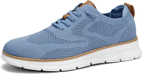 Lightweight Breathable Knit Men’s Casual Sneakers – Soft, Flexible & Comfortable