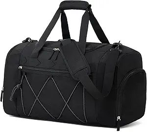 41L Large Capacity Travel Duffel Bag | Waterproof Gym Sports Bag with Wet Pocket | Lightweight Weekender Carry-On Bag
