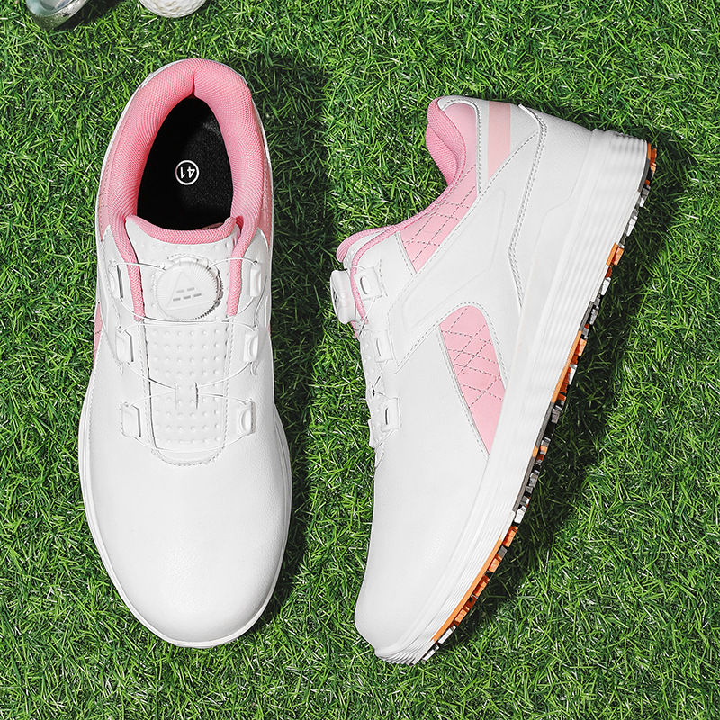 Unisex Dial Closure Golf Shoes | Waterproof Non-Slip Cushioned Outdoor Sneakers - Image 5