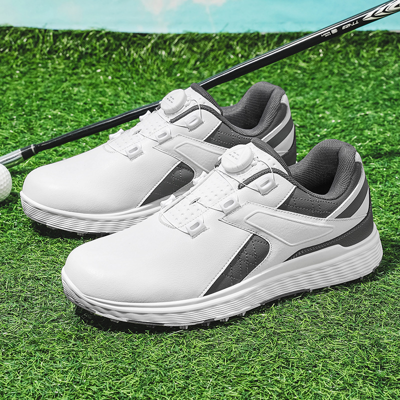 Unisex Dial Closure Golf Shoes | Waterproof Non-Slip Cushioned Outdoor Sneakers - Image 4