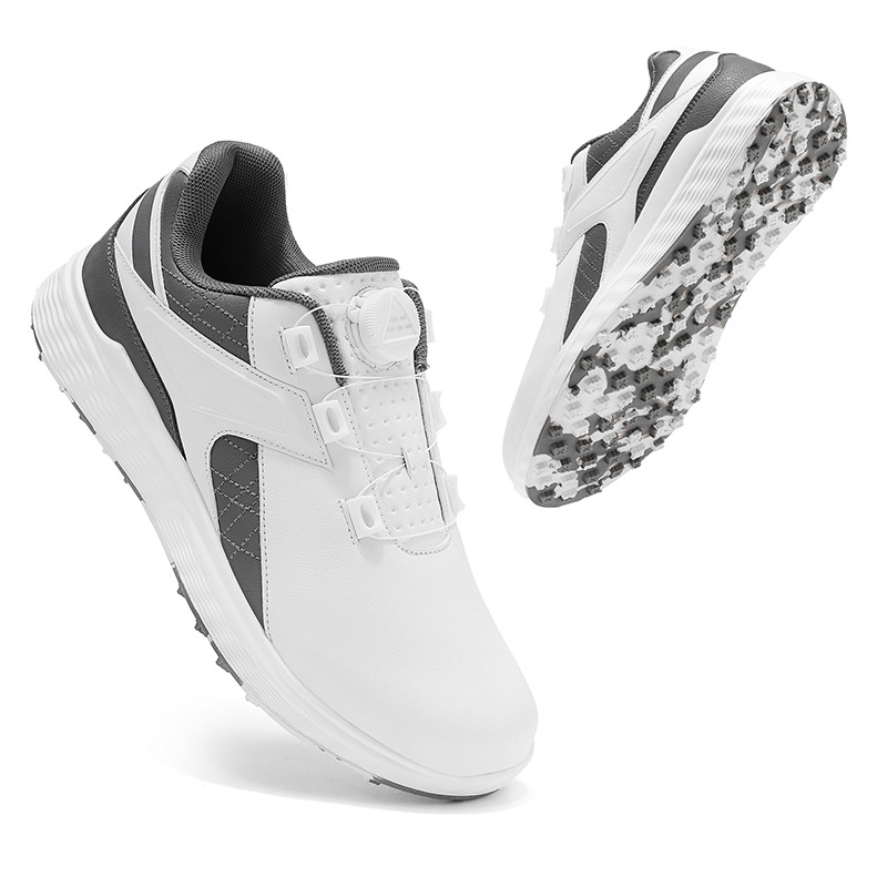 Unisex Dial Closure Golf Shoes | Waterproof Non-Slip Cushioned Outdoor Sneakers - Image 3